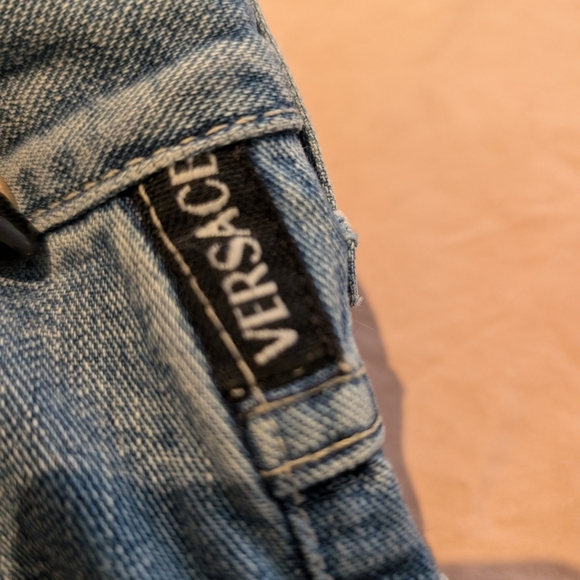Versace Jeans Couture Denim with Black Leather Patch - Picture 2 of 15